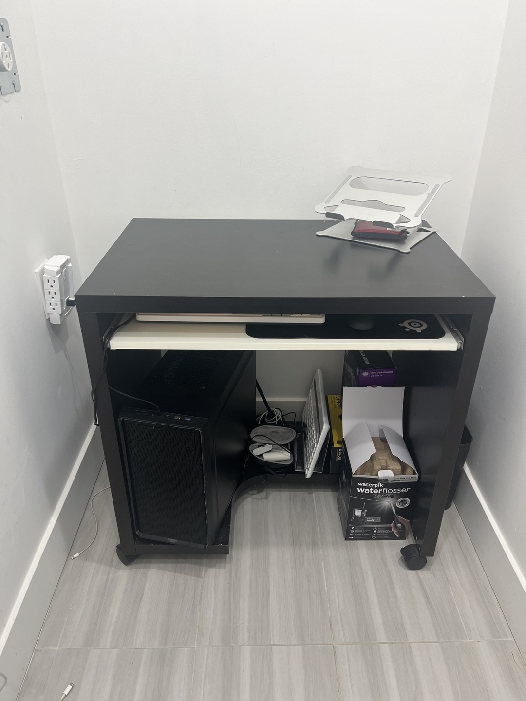 Computer Desk with Keyboard Tray - photo 2