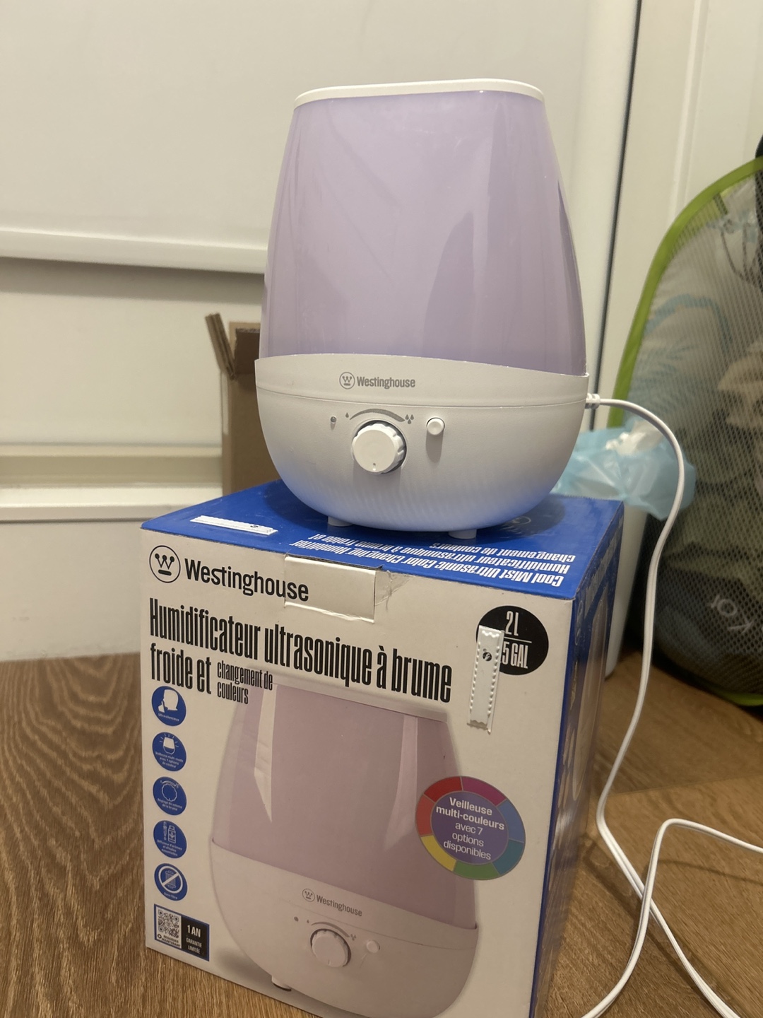 “With warranty”  Westinghouse Humidifier