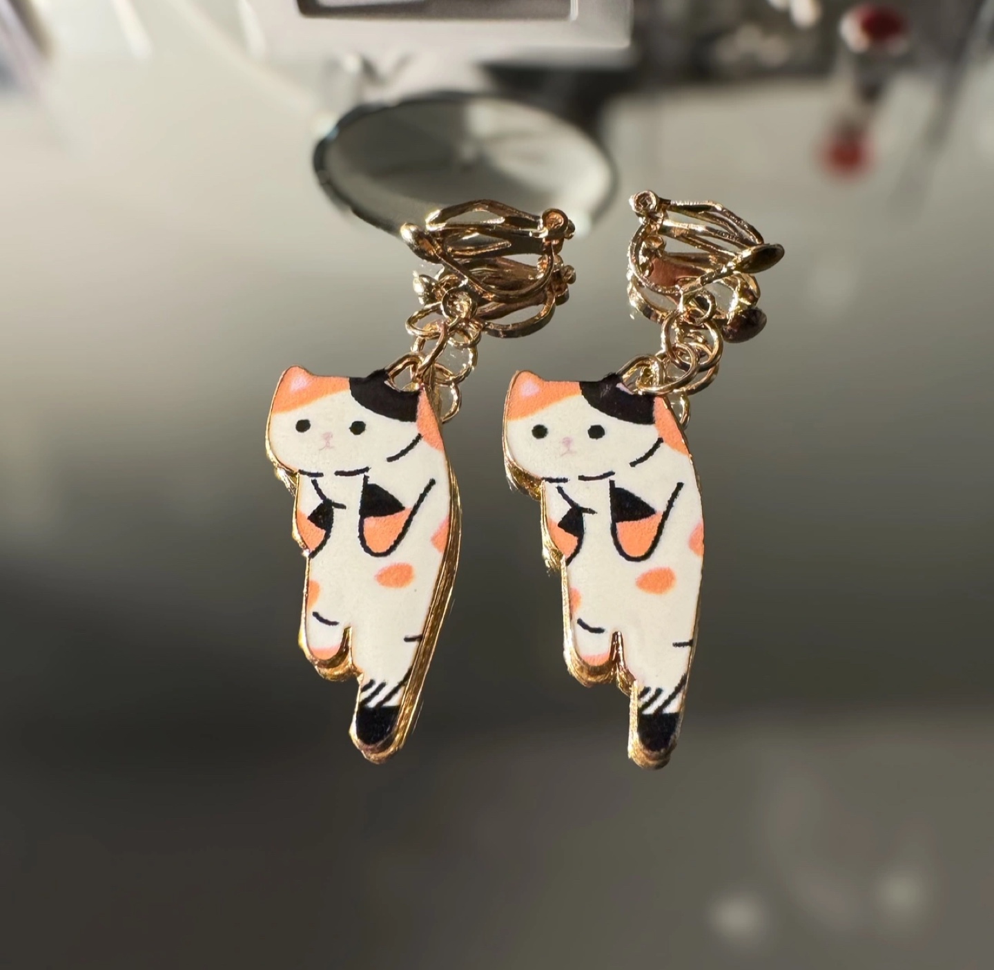 Cat Clip-On Earrings