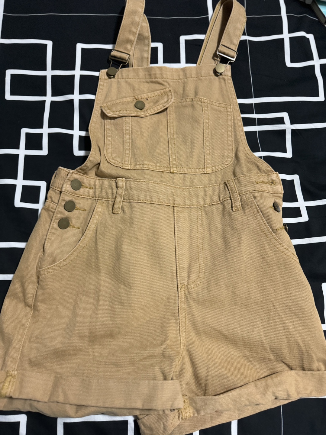 Women's Denim jumper shorts - photo 3