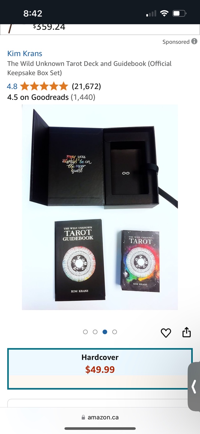 The wild unknown tarot box set - photo 4