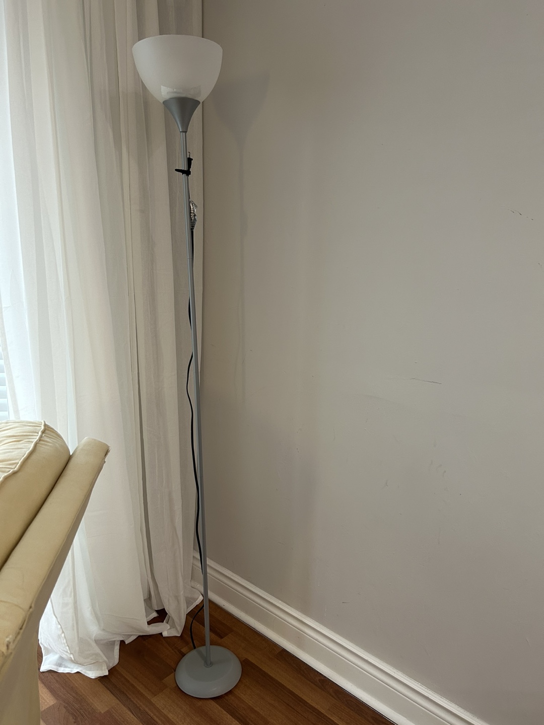 Tall Grey Floor Lamp - photo 3
