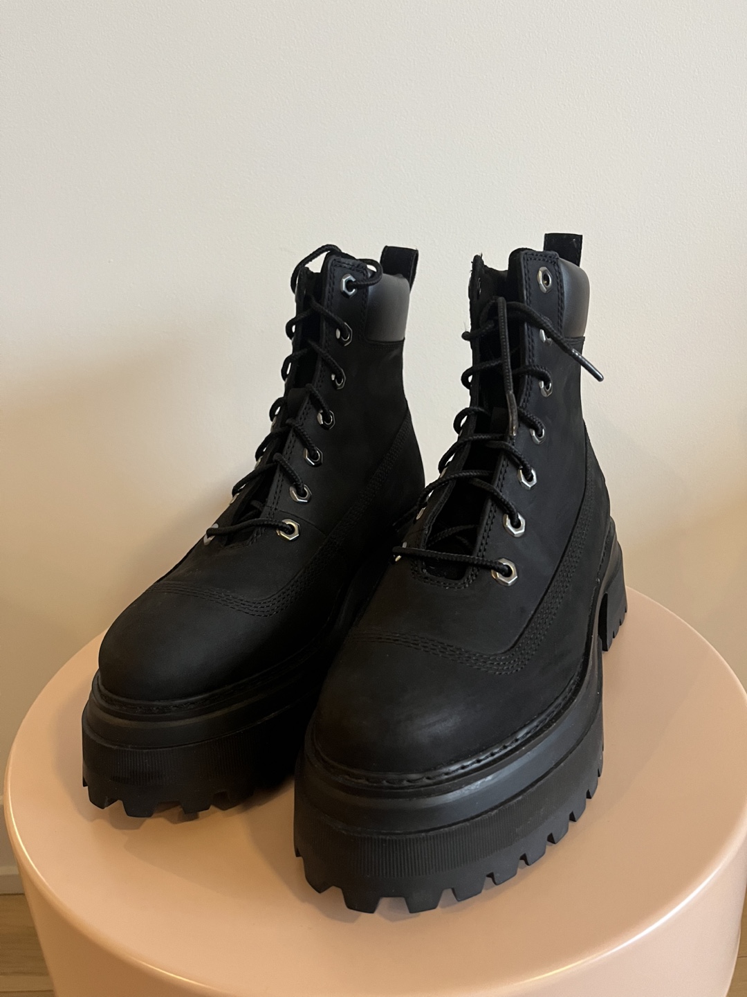 Timberland Black Platform Boots - photo 4