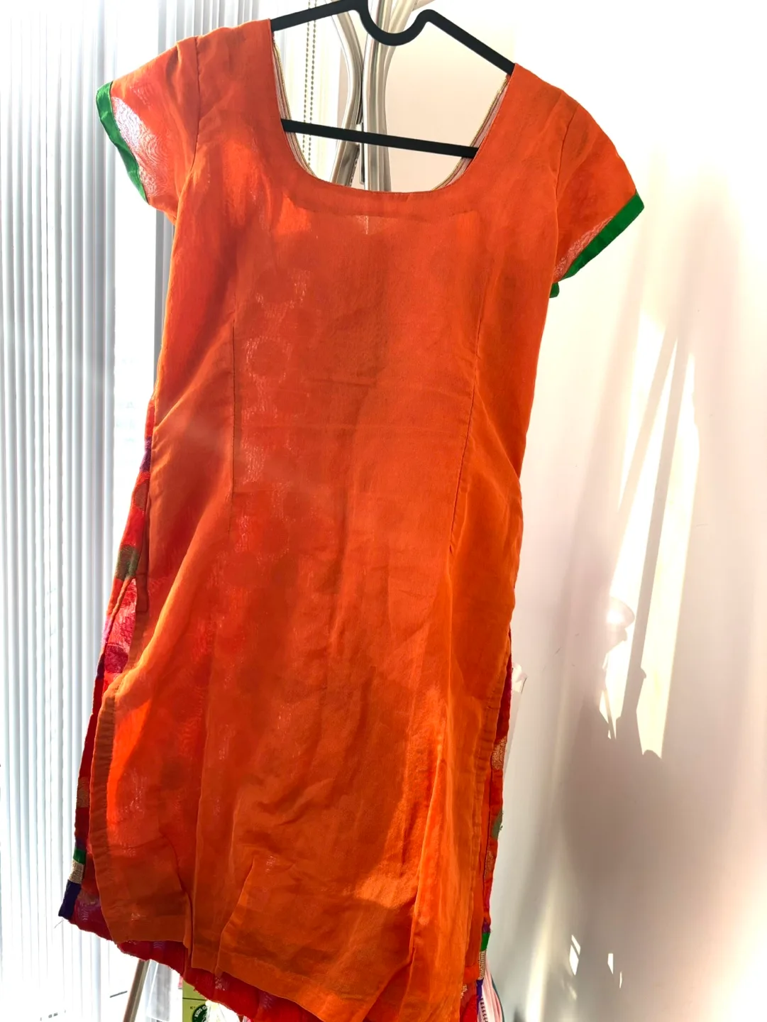 Beautiful Orange Punjabi Suit image indicator(2)