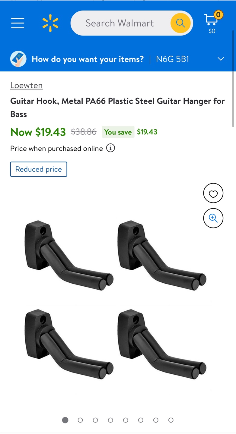 Guitar Hanger 5pc - photo 4