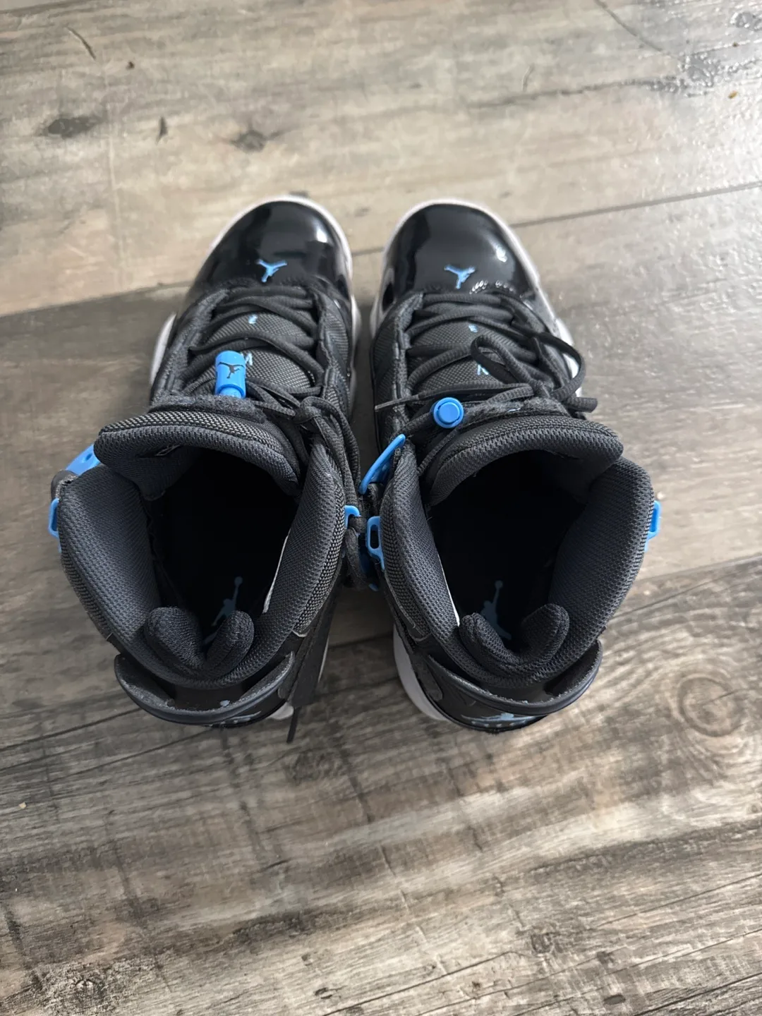 Air Jordan 6 Rings GS Black/Light Blue image indicator(5)
