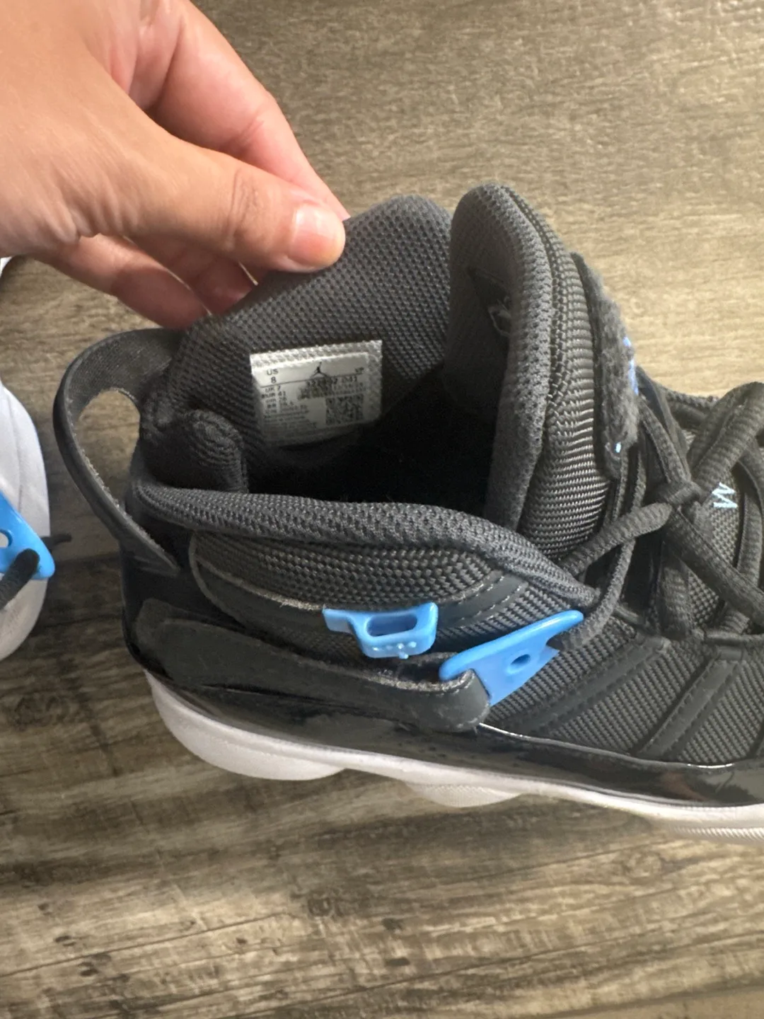 Air Jordan 6 Rings GS Black/Light Blue image indicator(4)