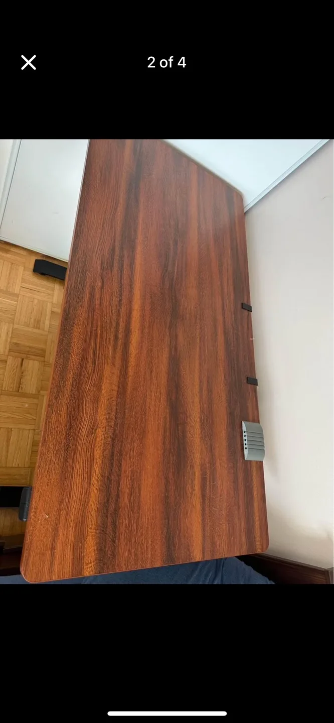 Structube LEVER Electric Standing Desk - Walnut image indicator(2)