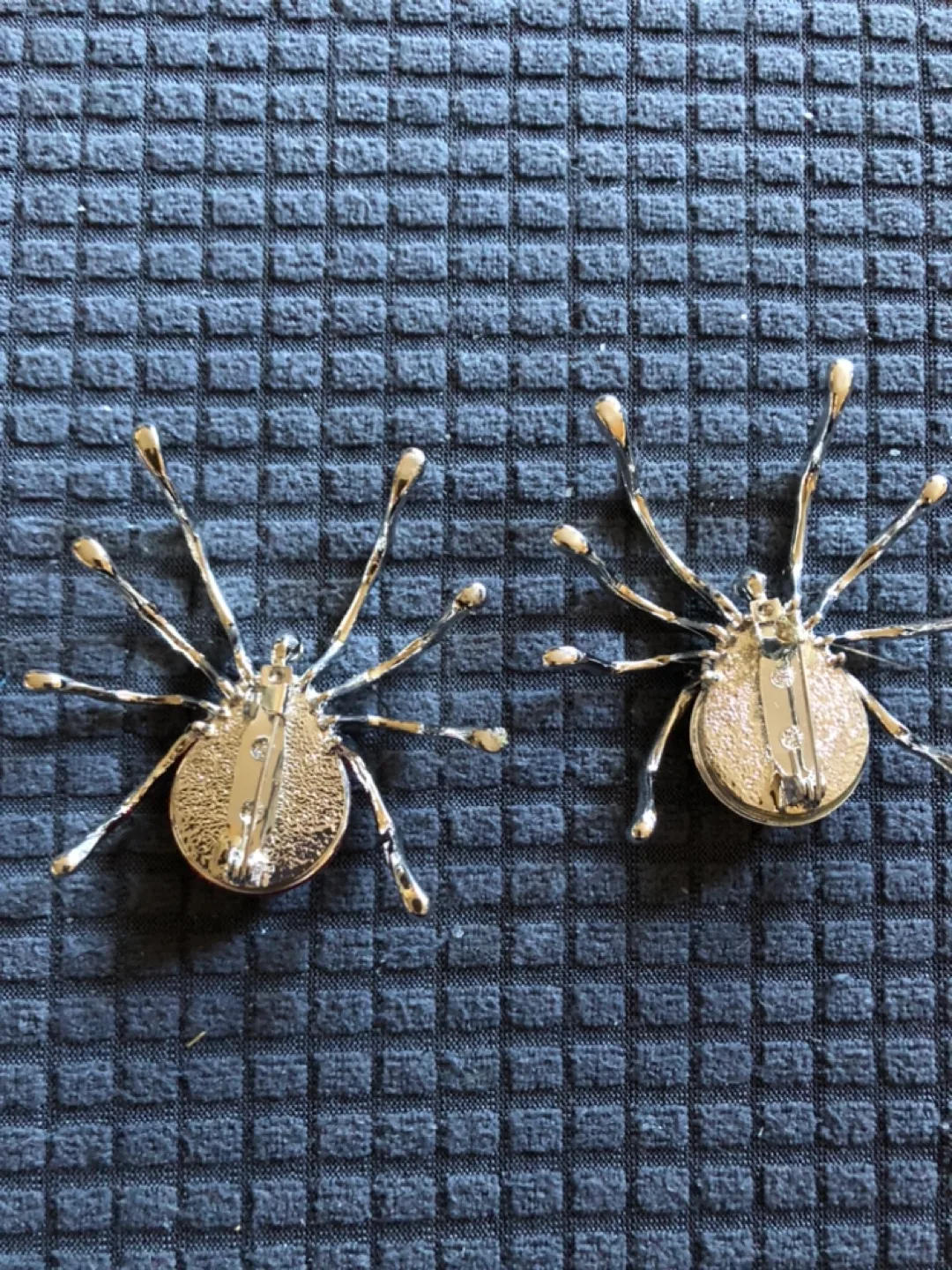 Pair of colourful Spider Brooches… image indicator(2)