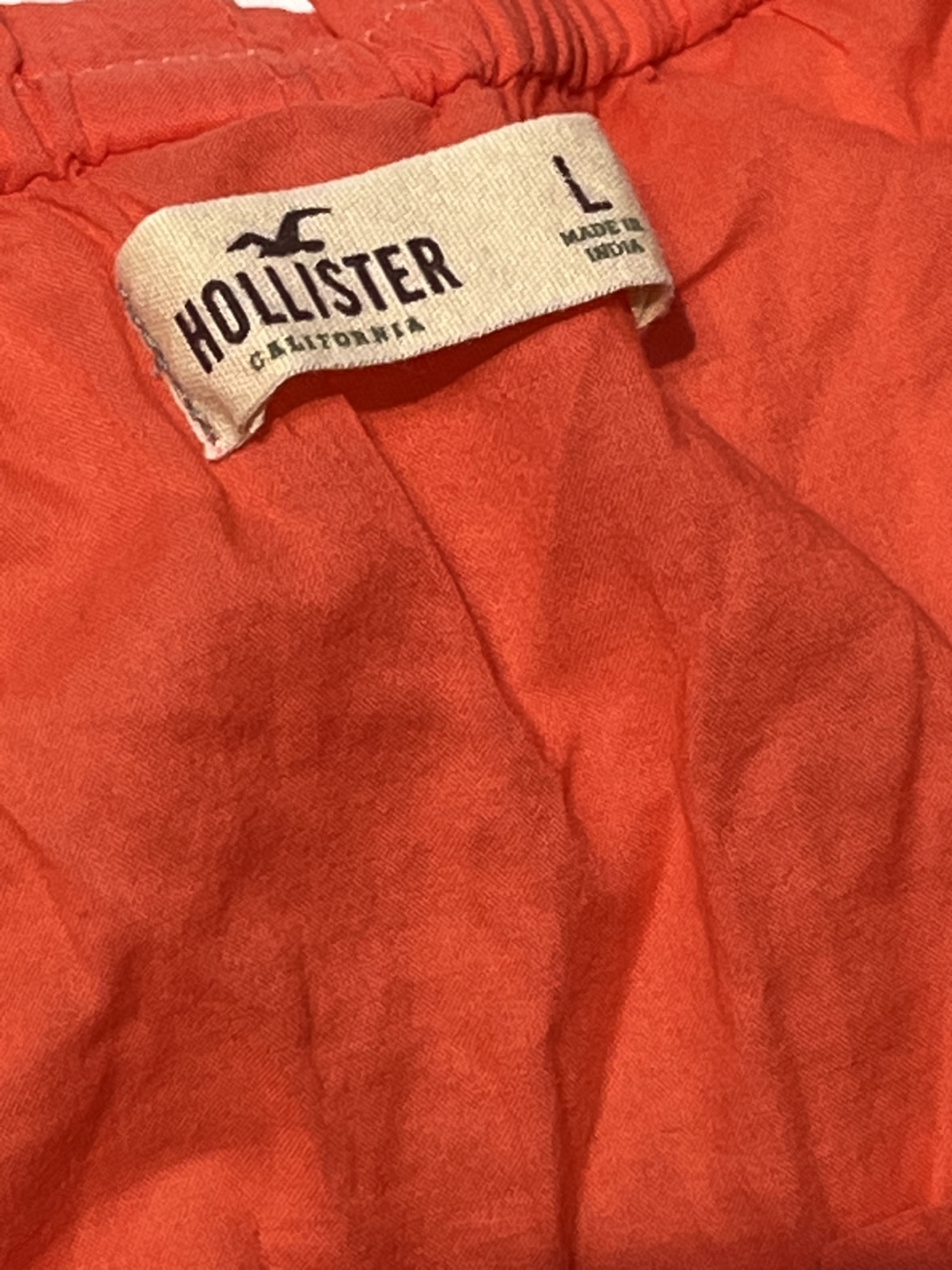 Hollister Co. Red Eyelet Blouse Size L - photo 3