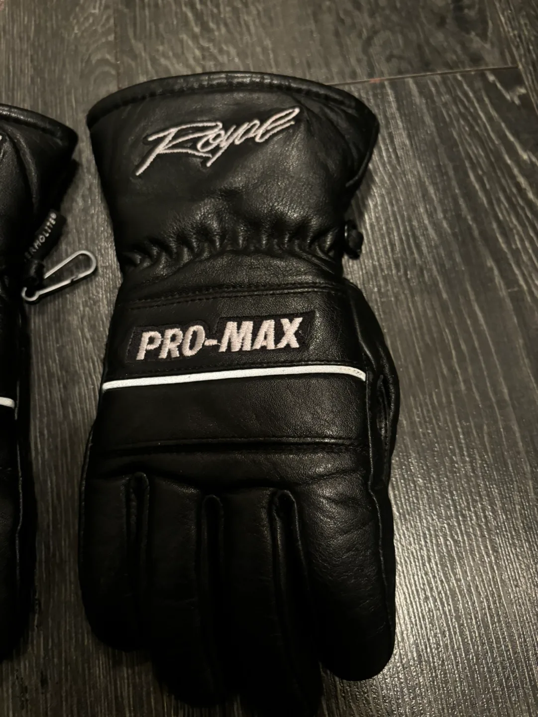 NWOT Royal Pro-Max Winter Leather Gloves S-XS image indicator(3)
