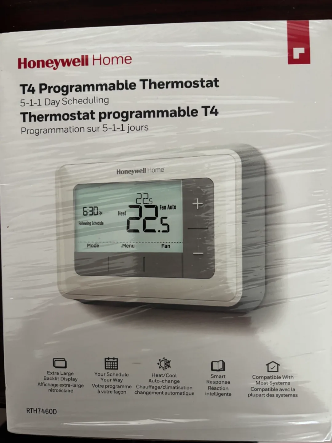 Honeywell Home T4 Programmable Thermostat image indicator(2)