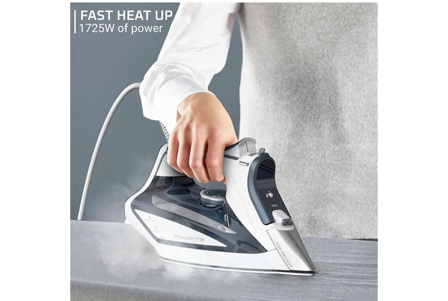 Rowenta DW23 Accessteam Iron - 1725W Powerful Steam Iron thumbnail