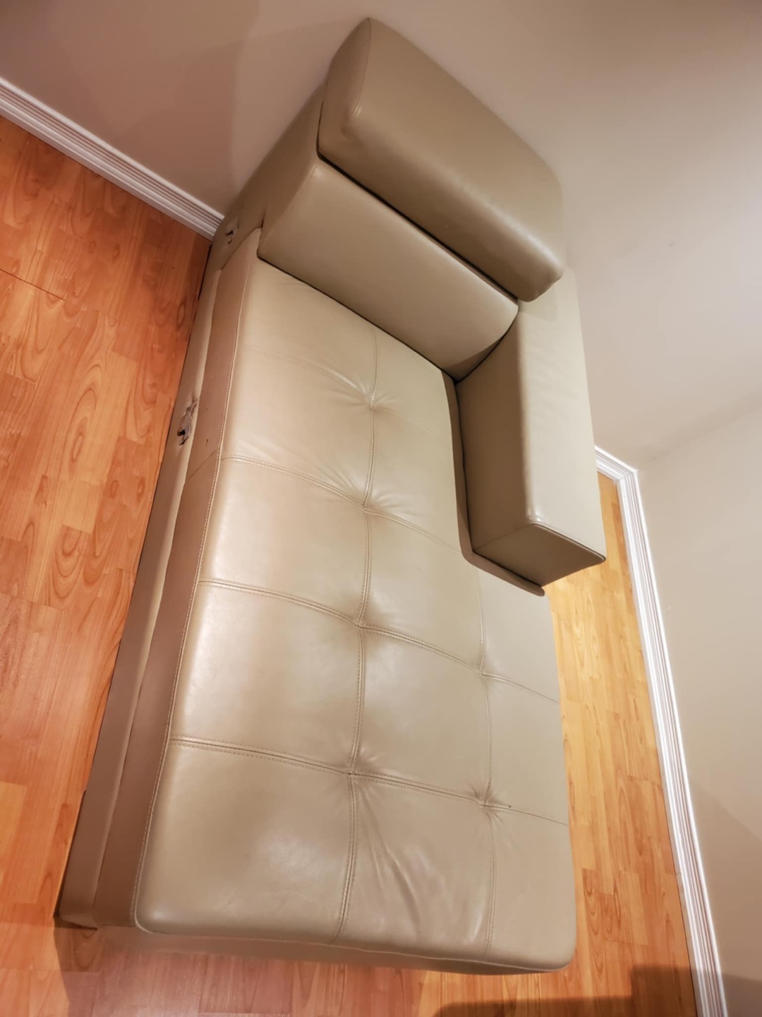 Leather Corner Sofa - photo 2