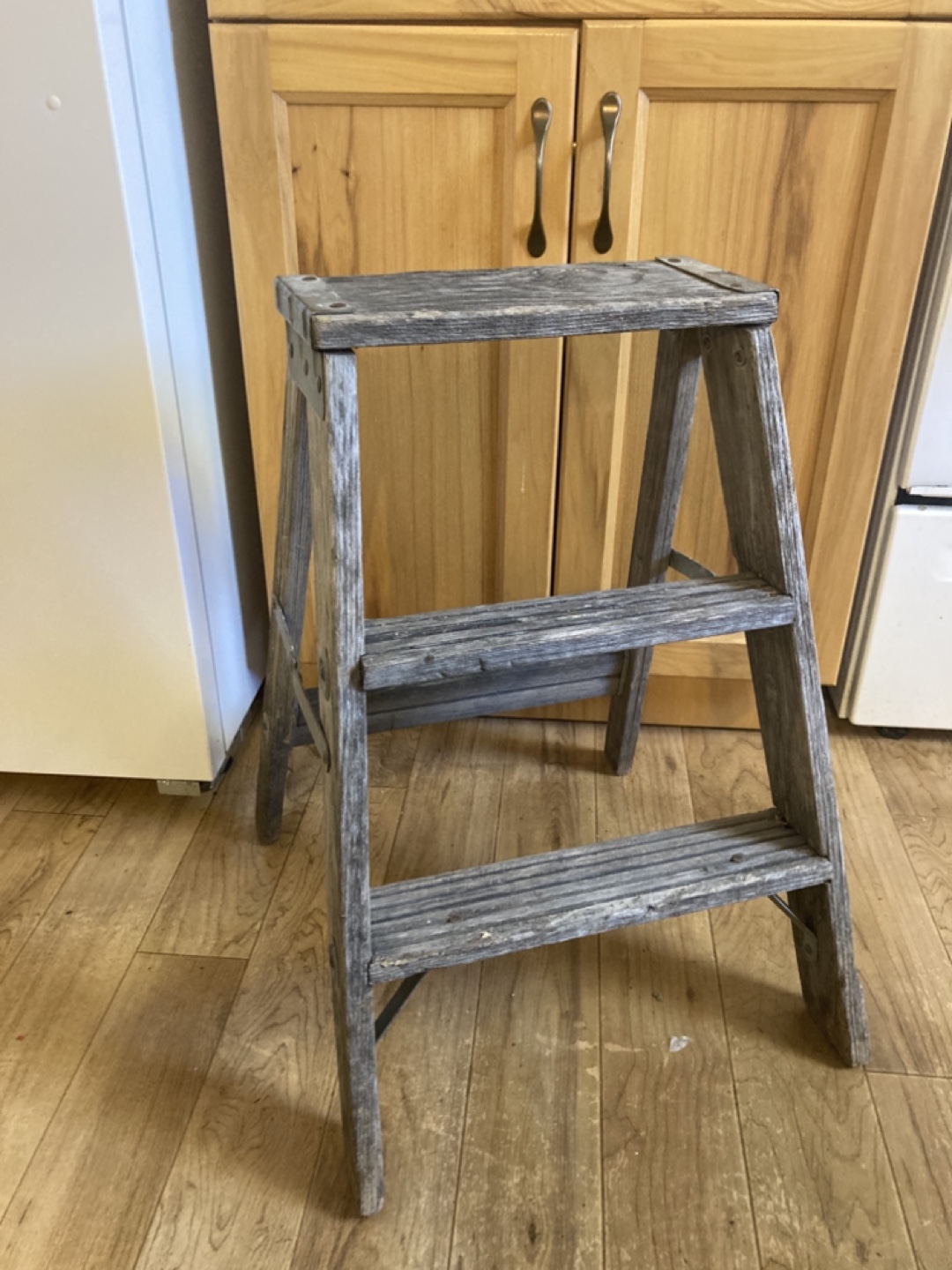 Vintage Wooden Step Ladder