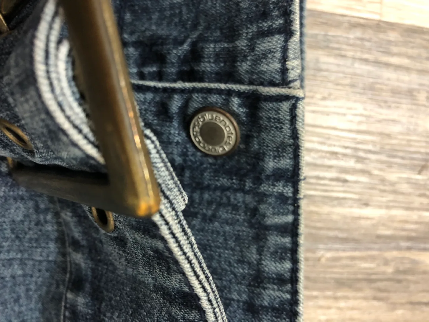 Bluenotes Denim Mini Skirt with Belt image indicator(3)