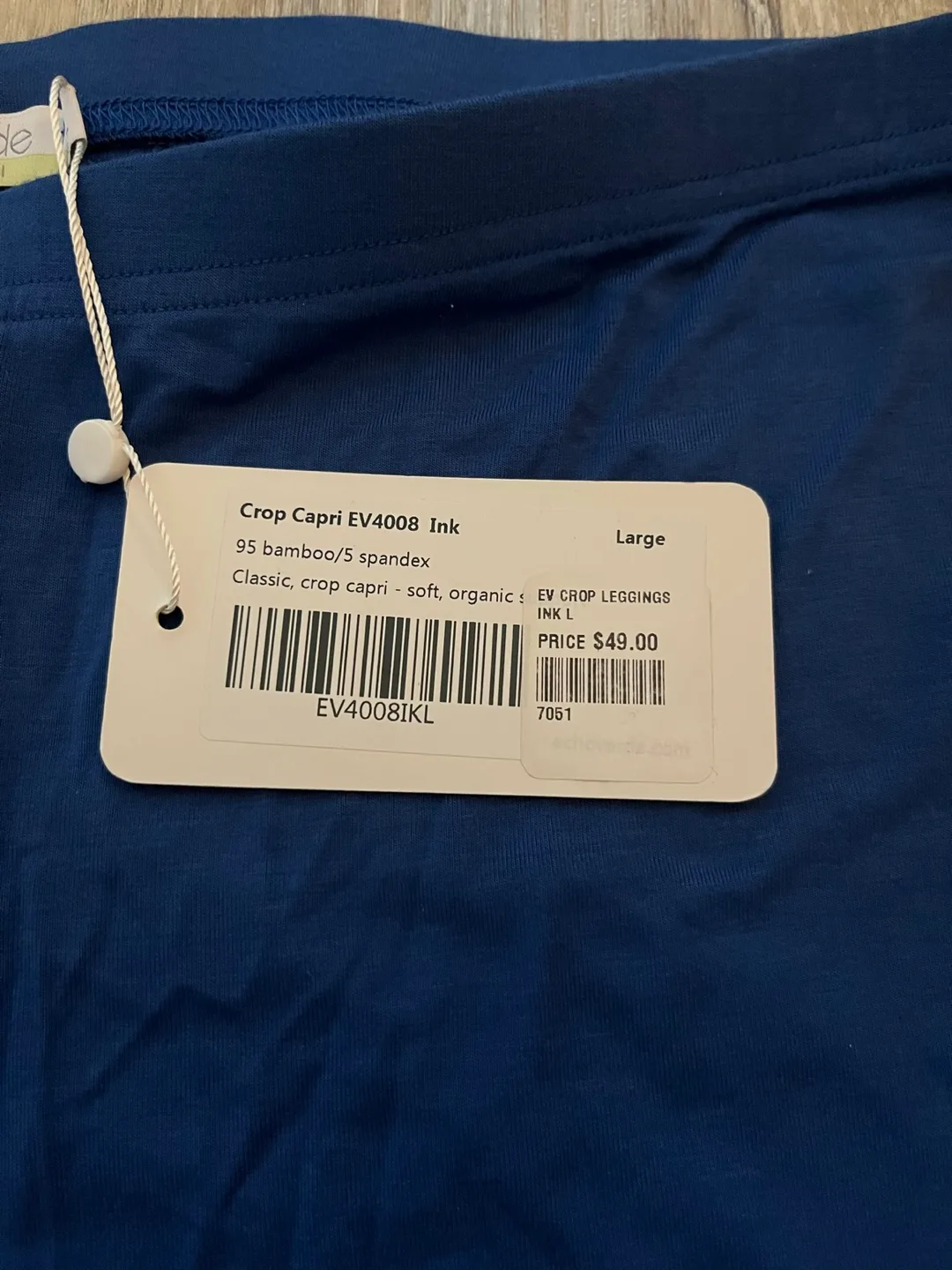NWT royal blue capri leggings image indicator(2)