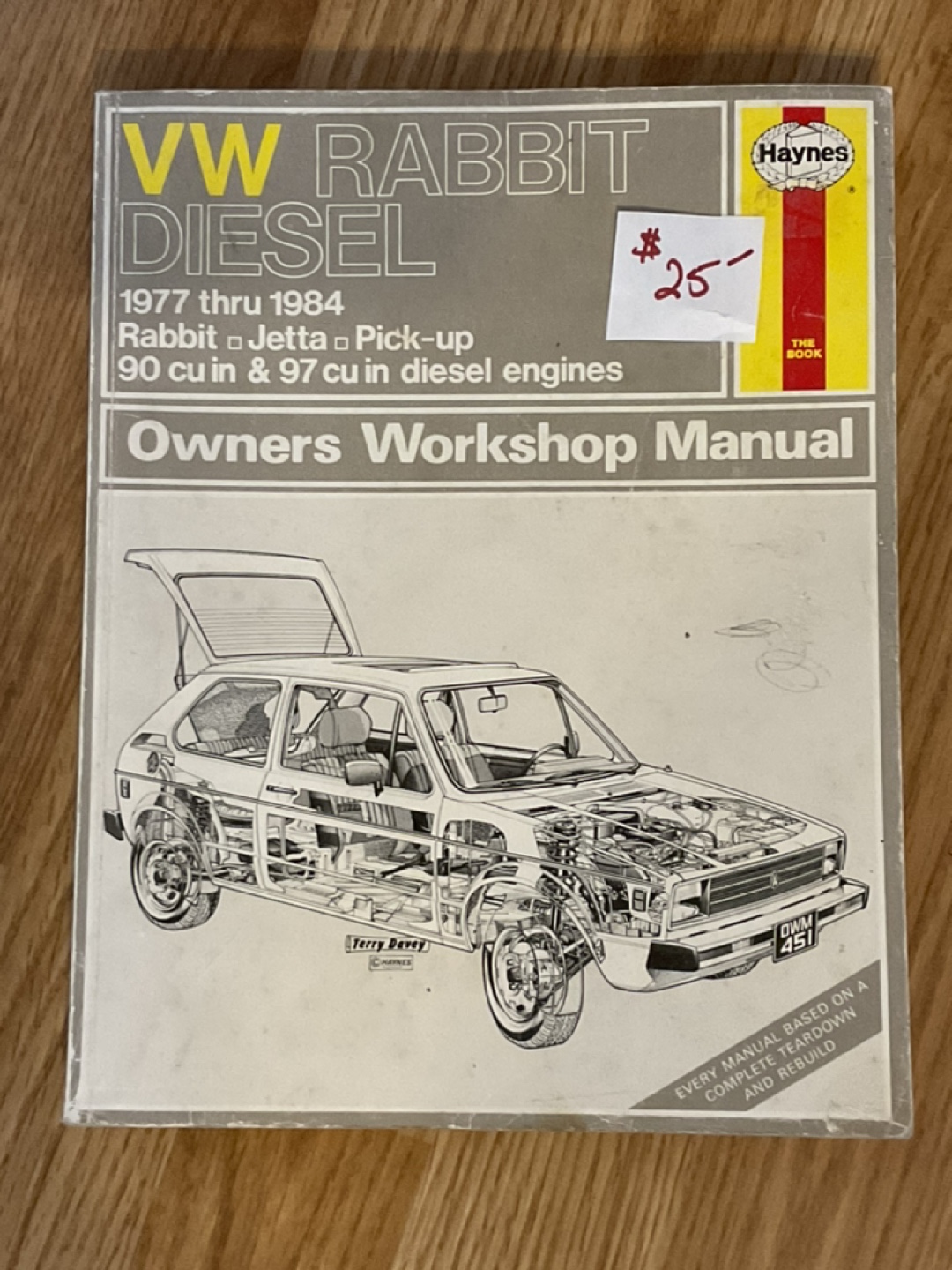 VW RABBIT DIESEL & GAS HAYNES MANUALS - photo 3