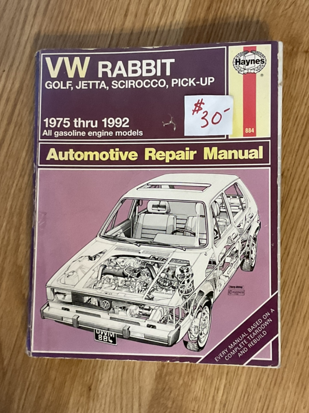 VW RABBIT DIESEL & GAS HAYNES MANUALS - photo 2