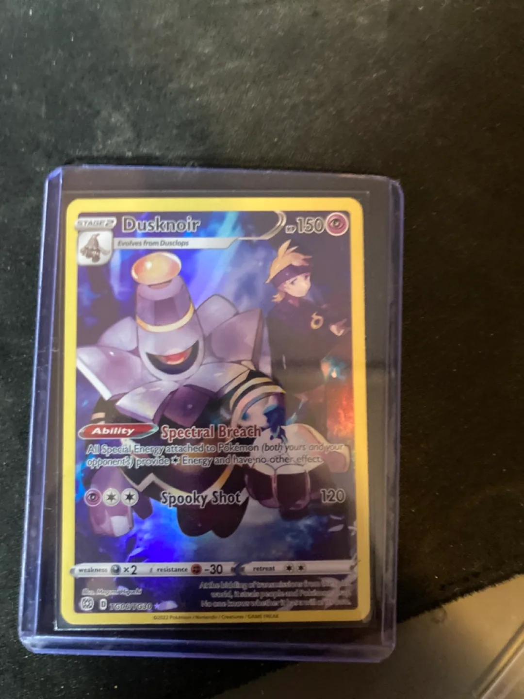 Pokemon Card - Dusknoir - Sword & Shield - TG30 thumbnail