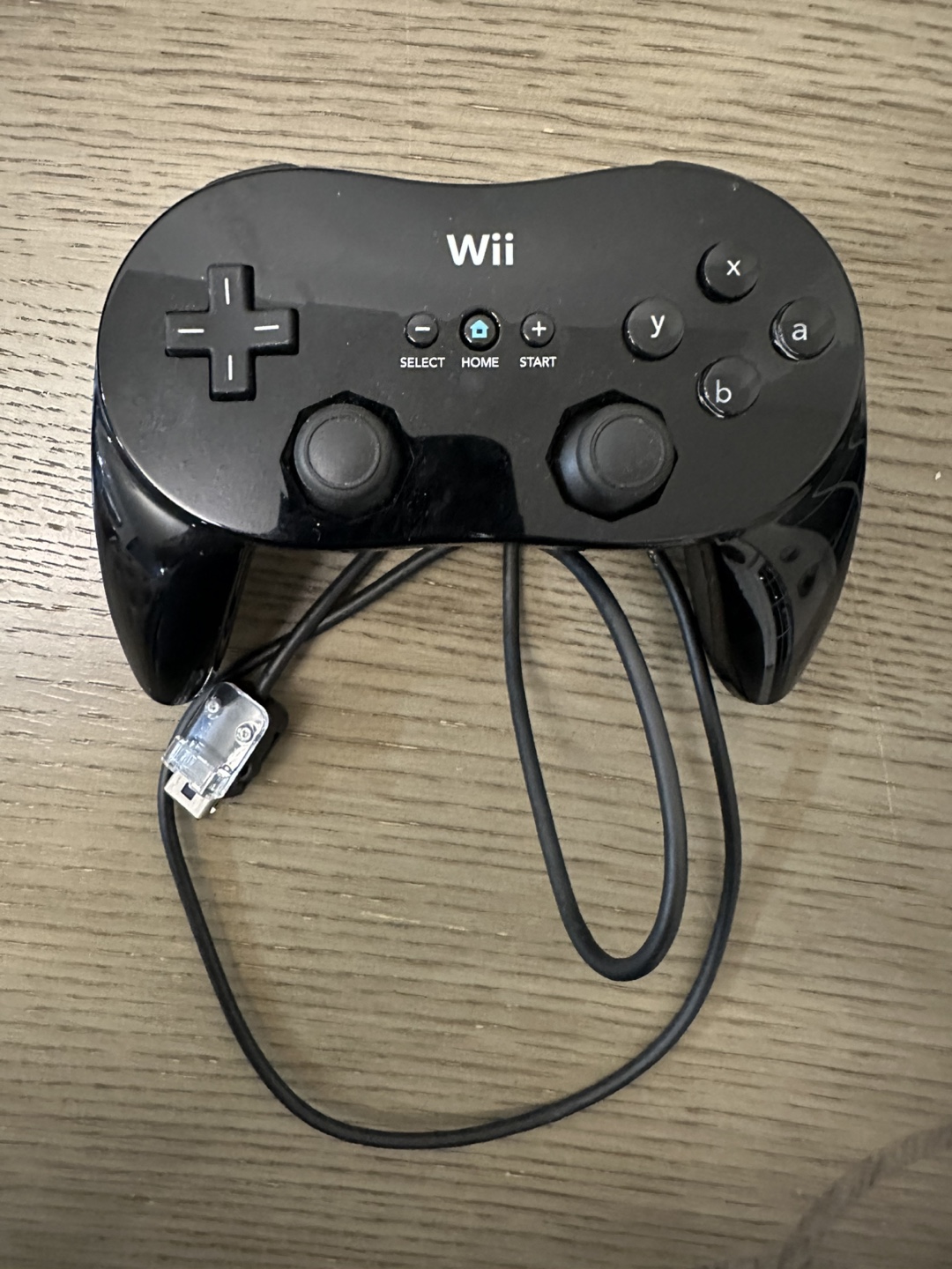 Official Nintendo Wii Black Classic Pro Controller