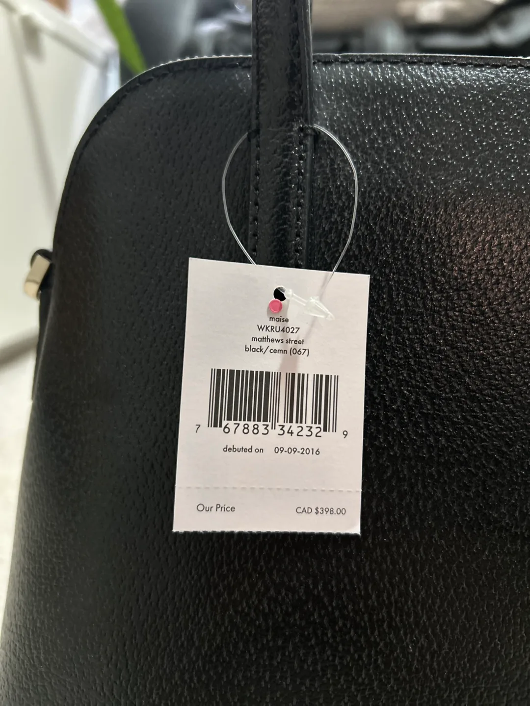 Kate Spade New York Black Leather Handbag image indicator(4)