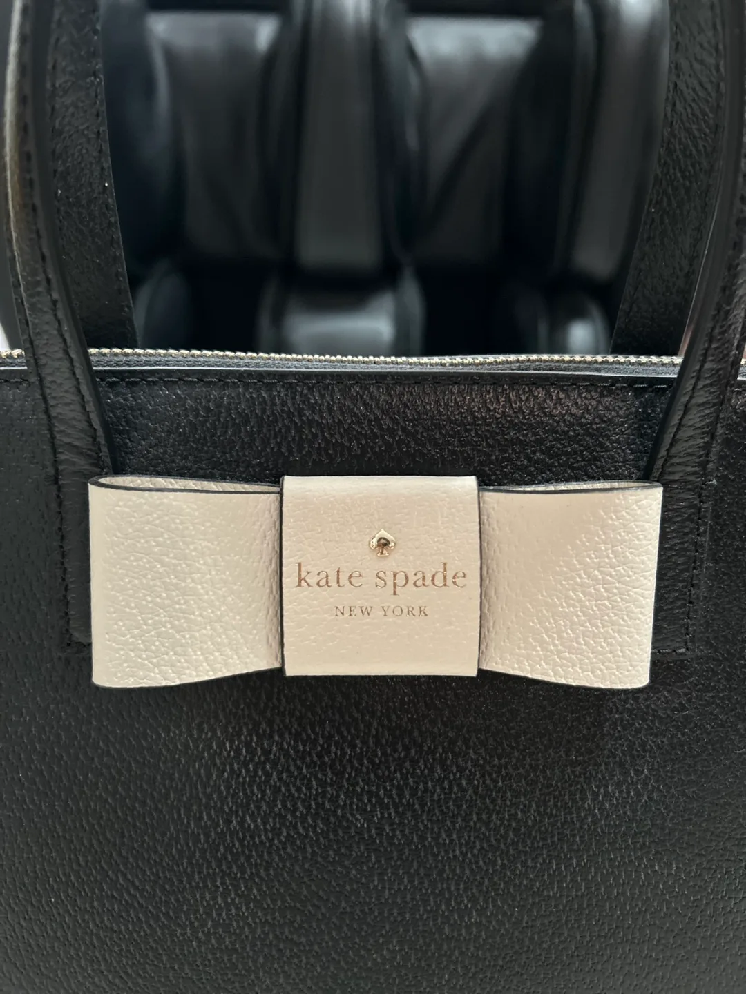 Kate Spade New York Black Leather Handbag image indicator(2)