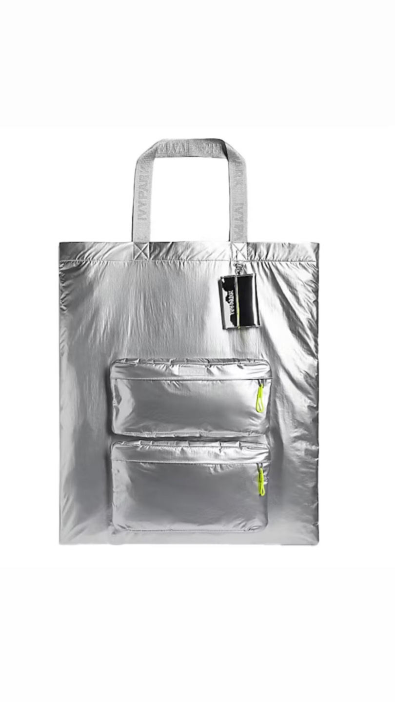 Adidas x Ivy Park Silver Metallic Tote Bag - photo 2