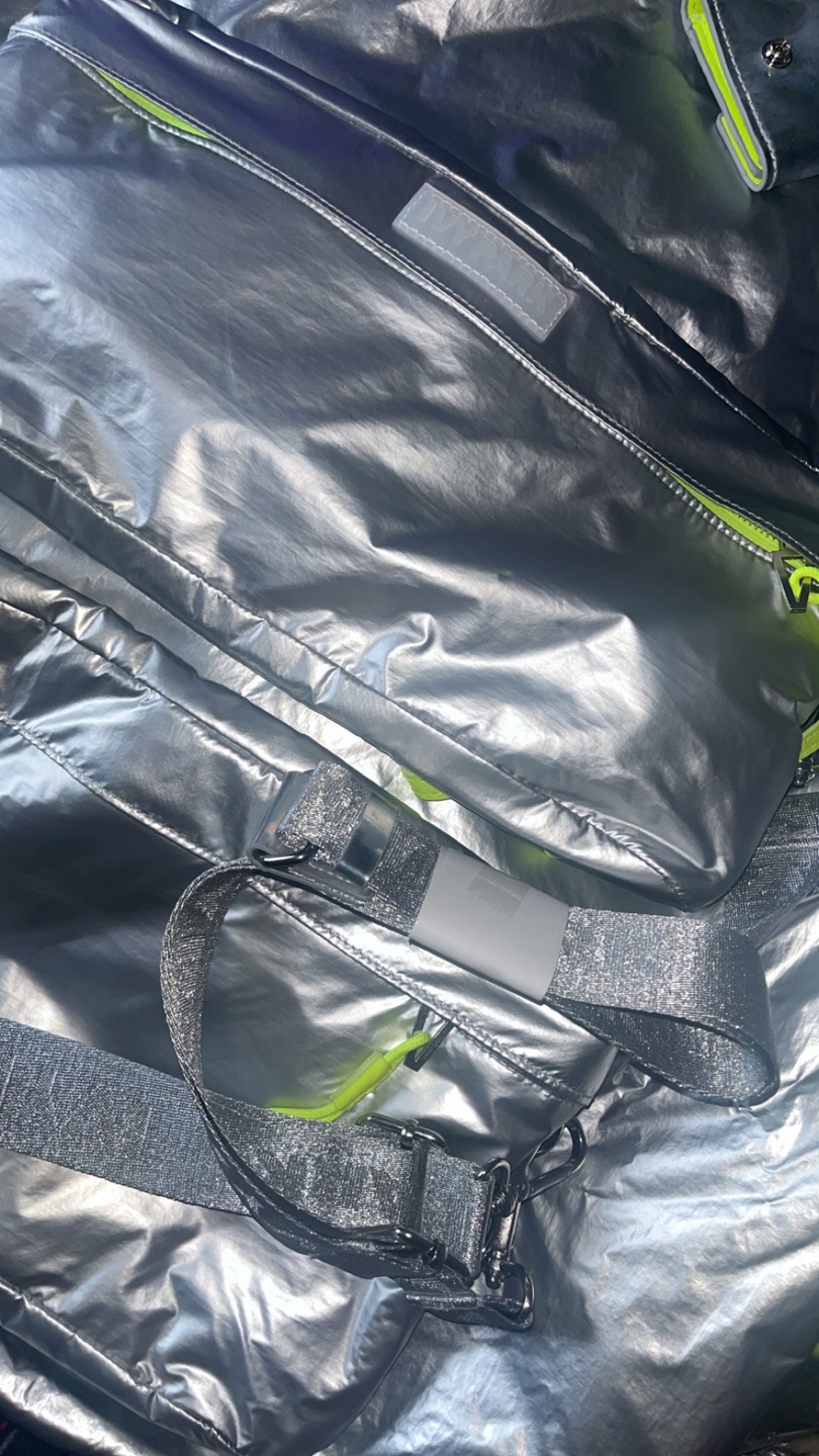 Adidas x Ivy Park Silver Metallic Tote Bag - photo 5