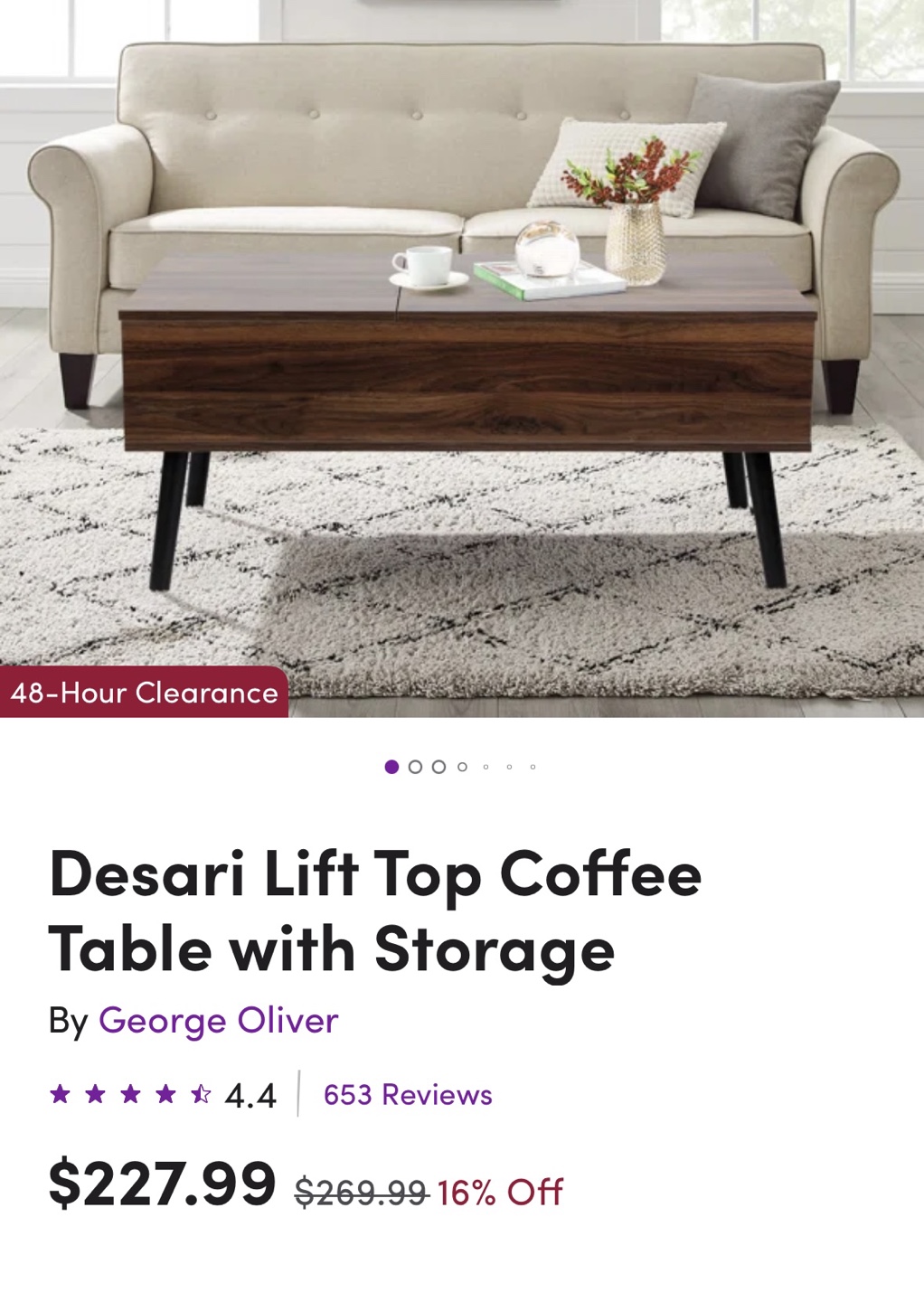 coffee table