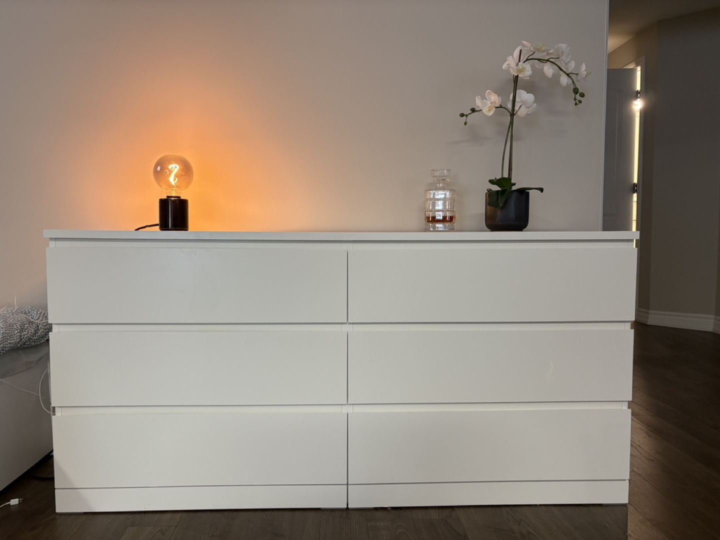 IKEA MALM 6-drawer dresser, white - photo 3