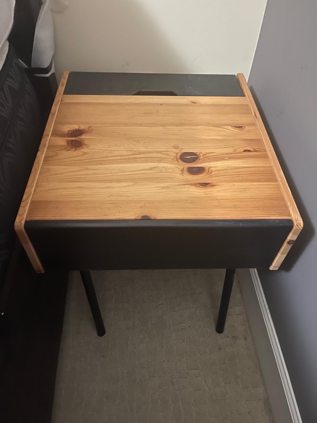 Mid-century modern style bedside table