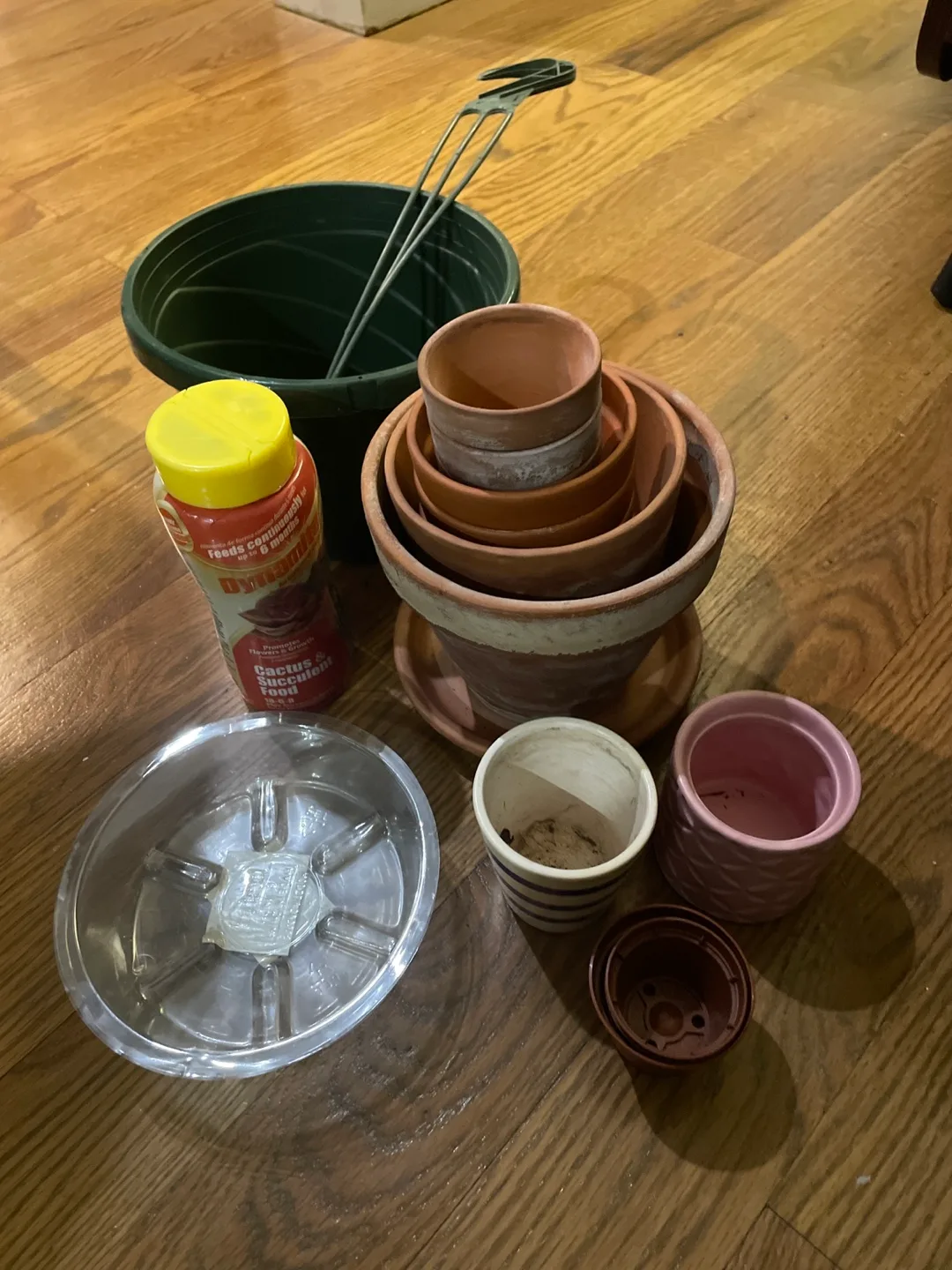 Pot and planter lot with accessories #freecycle thumbnail
