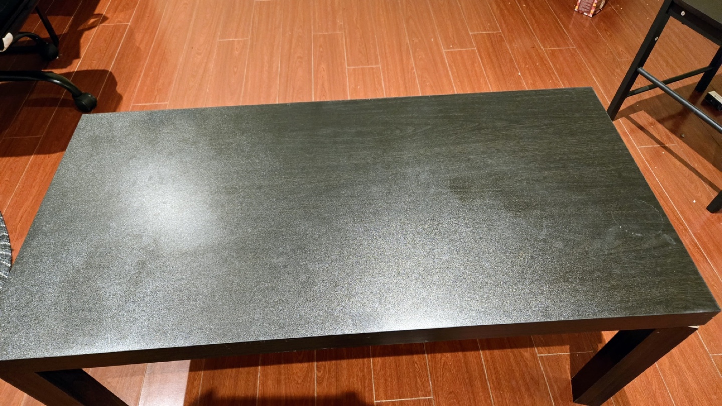Black rectangular coffee table - photo 2