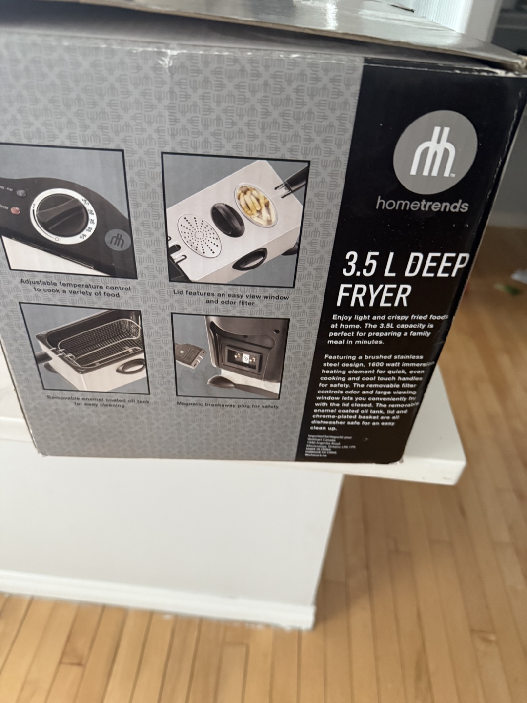 HomeTrends 3.5 L Deep Fryer - Brand New in Box