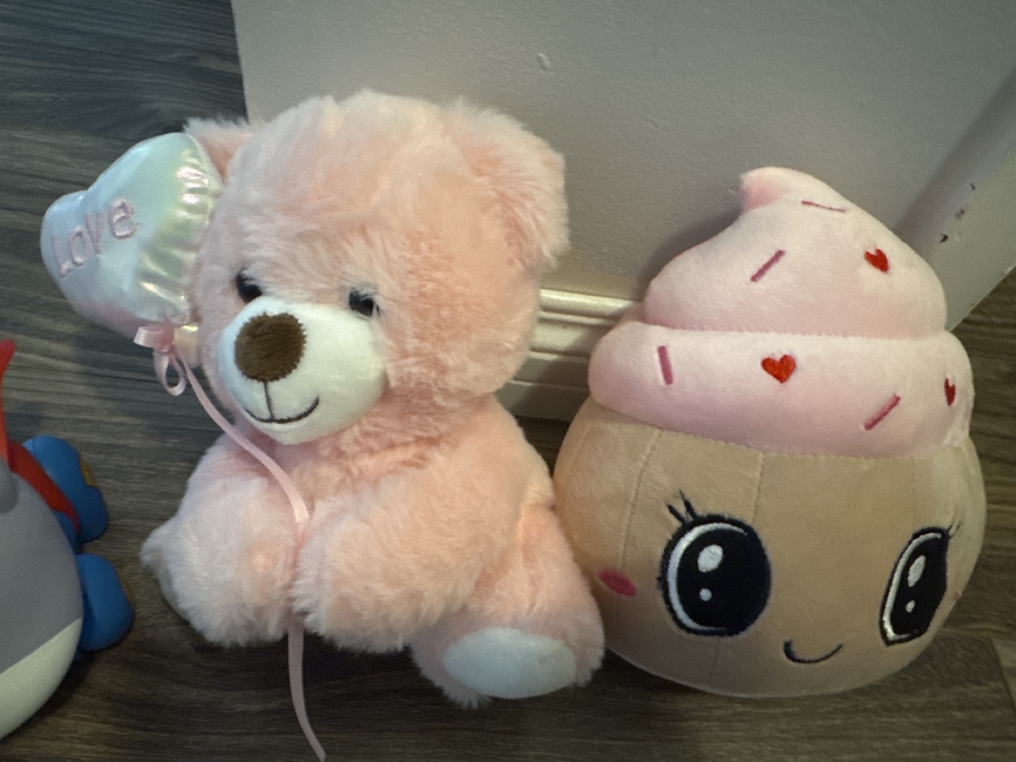 Pink Teddy Bear with Cupcake Plush Toy