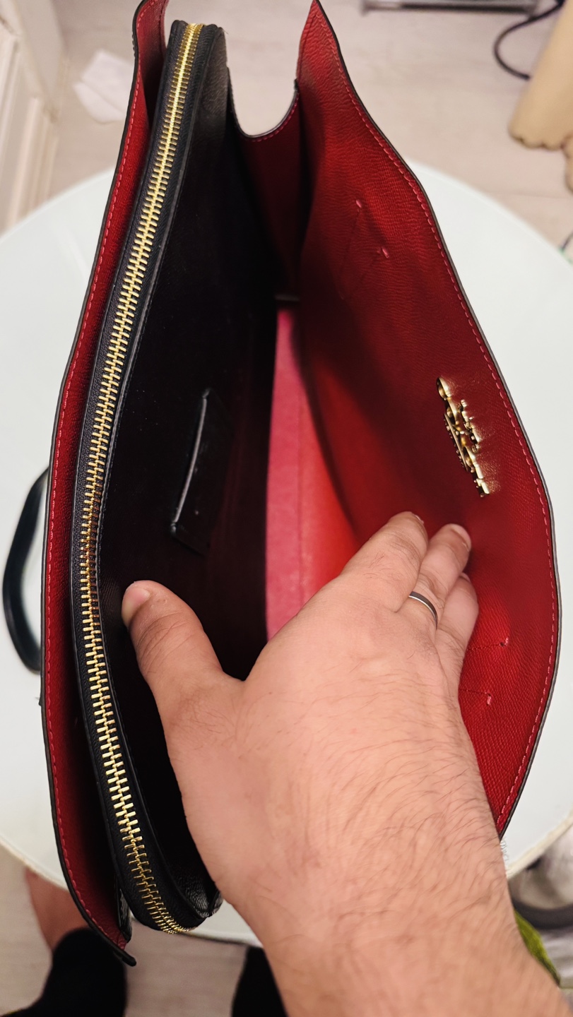 Coach Black Leather Tote Bag - photo 3