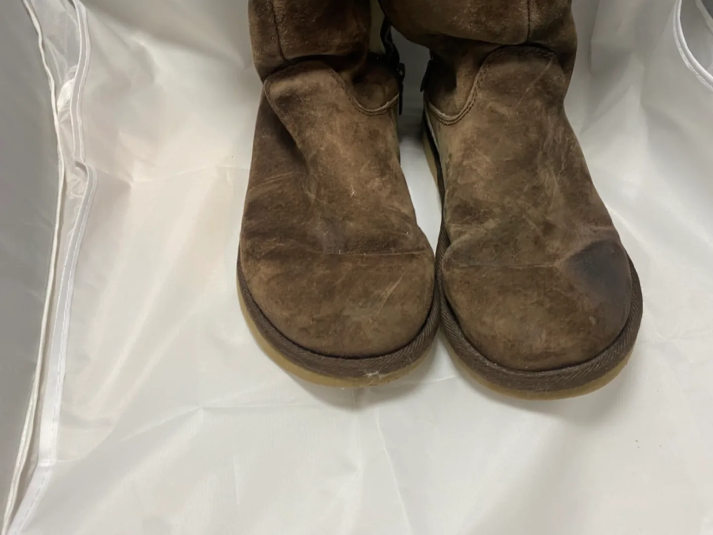Ugg 5132 Womens Boots Size 7 Brown Classic Tall Suede Sheepskin image indicator(7)