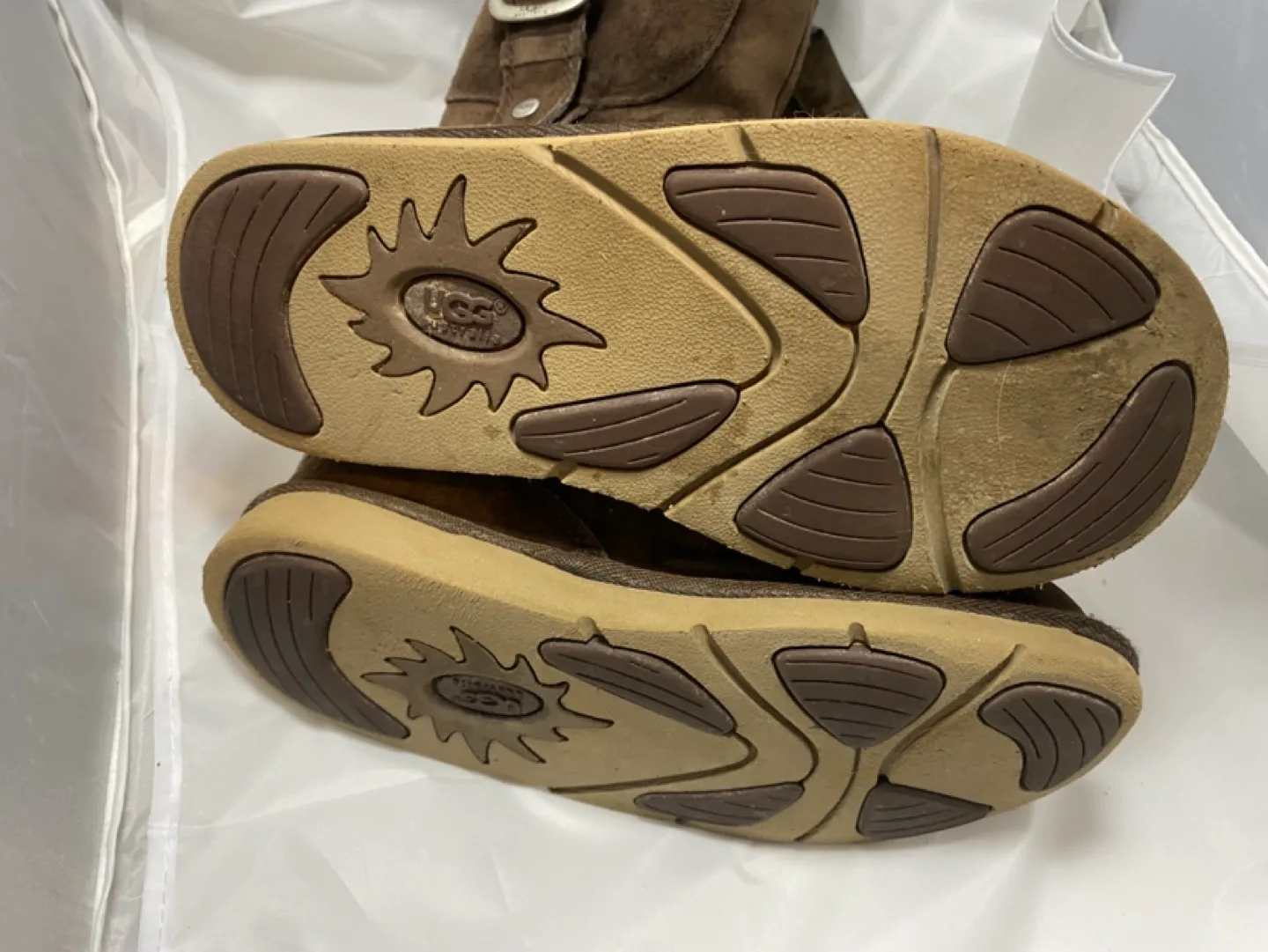 Ugg 5132 Womens Boots Size 7 Brown Classic Tall Suede Sheepskin image indicator(10)