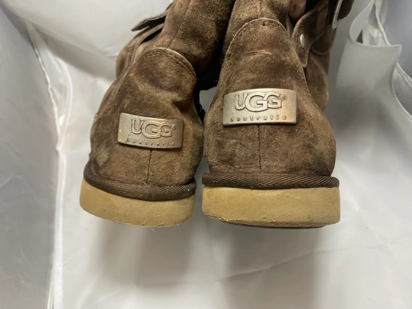 Ugg 5132 Womens Boots Size 7 Brown Classic Tall Suede Sheepskin image indicator(9)