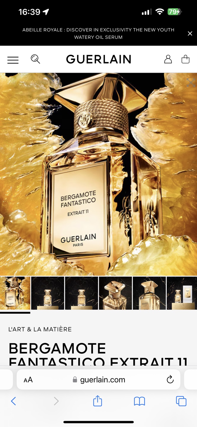 Guerlain Bergamote Fantastico Extrait 11 Perfume