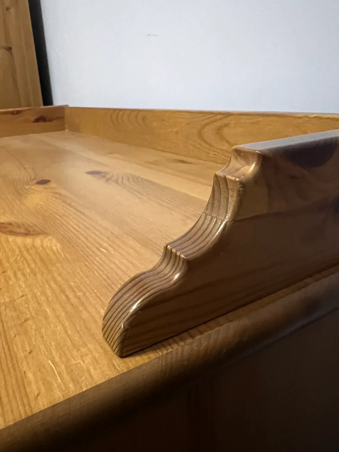 IKEA Solid Pine 3-Piece Bedroom Set: Wardrobe, Chest,Tallboy image indicator(4)