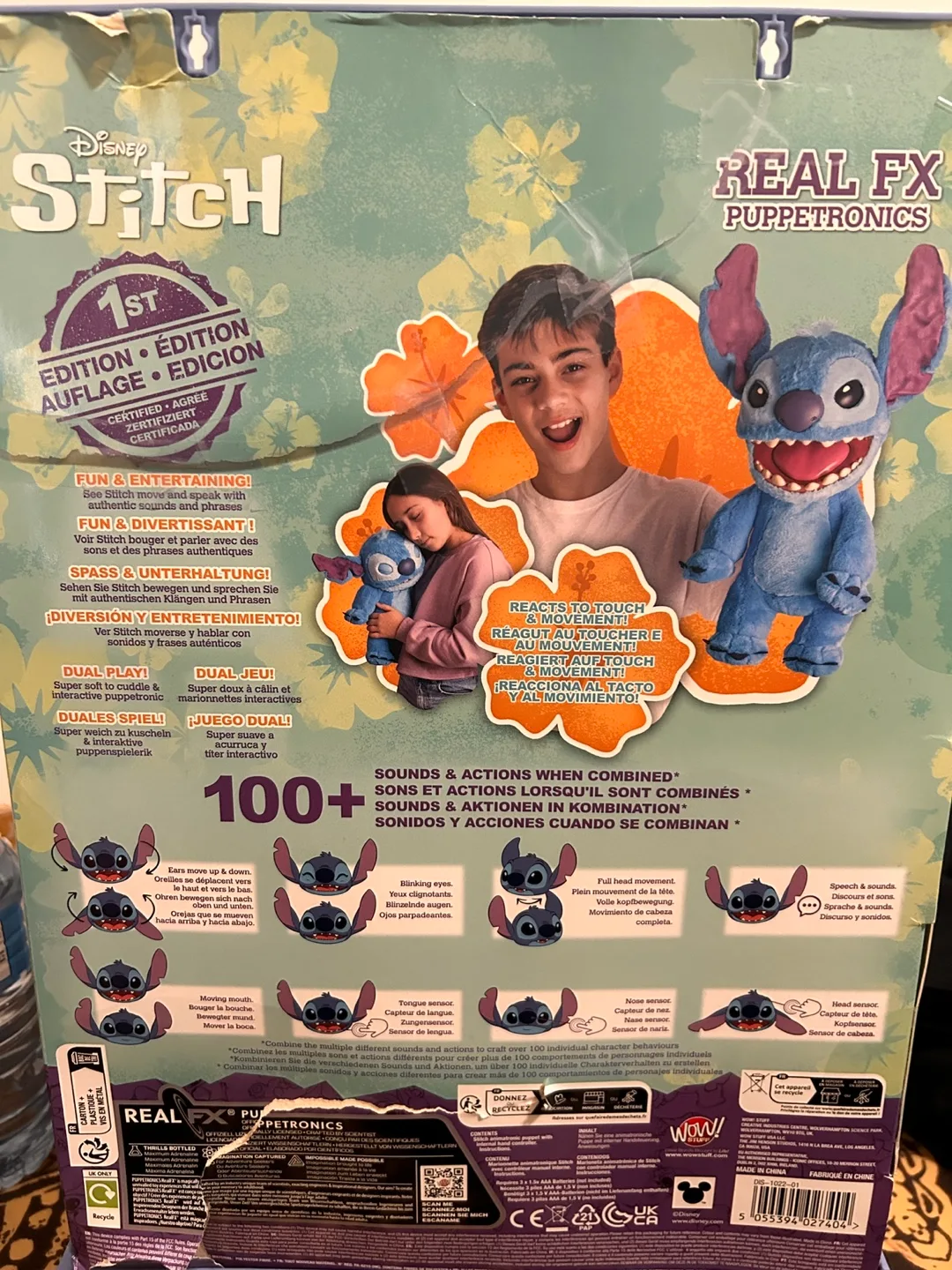 Disney Stitch Real FX Animatronic Puppet image indicator(2)