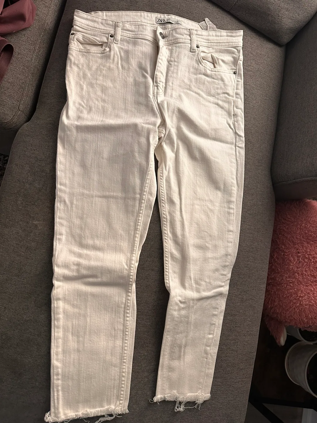 Zara Off-White Jeans MALE M size thumbnail