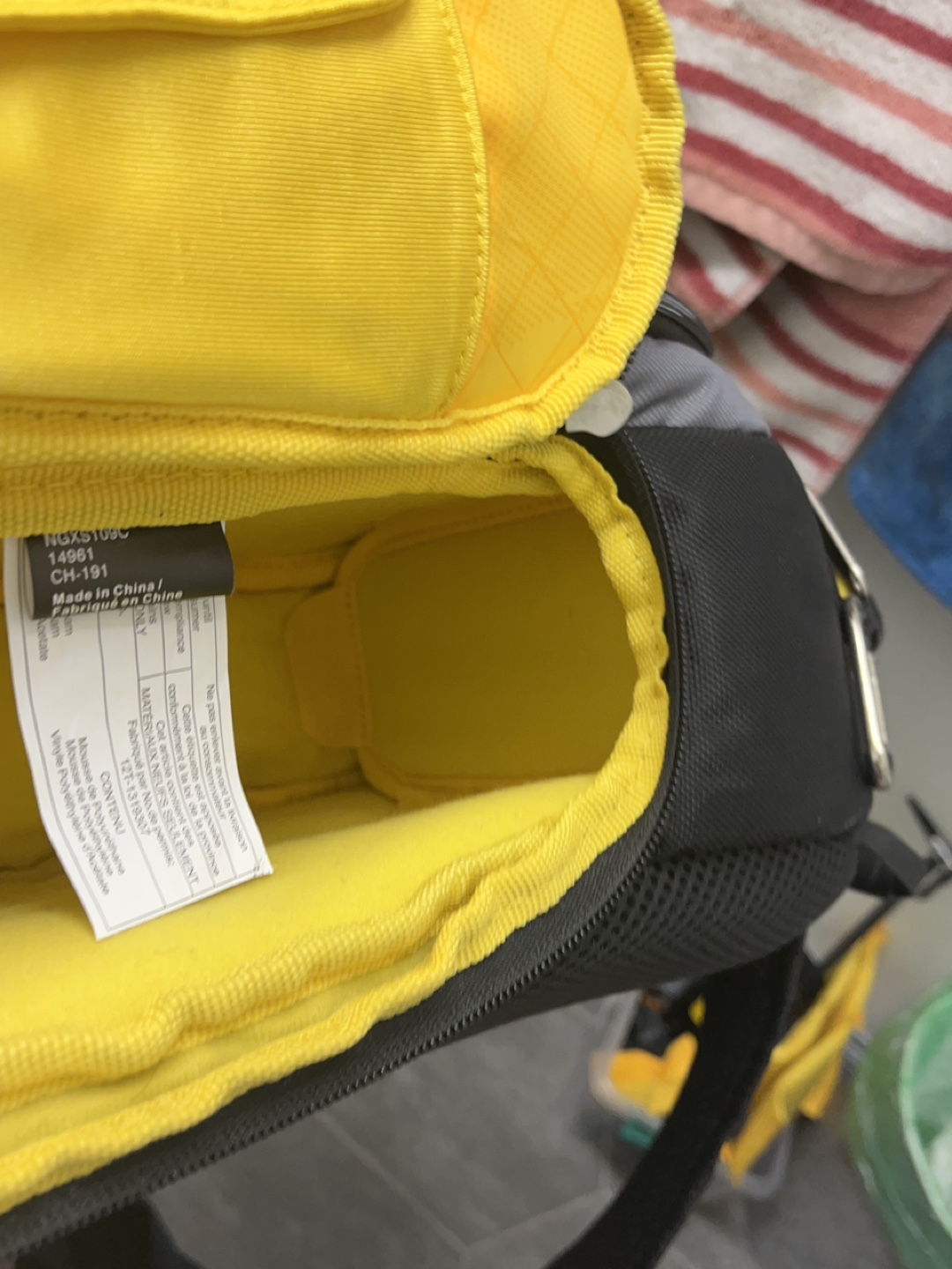 Yellow and Black Camera Bag - photo 5