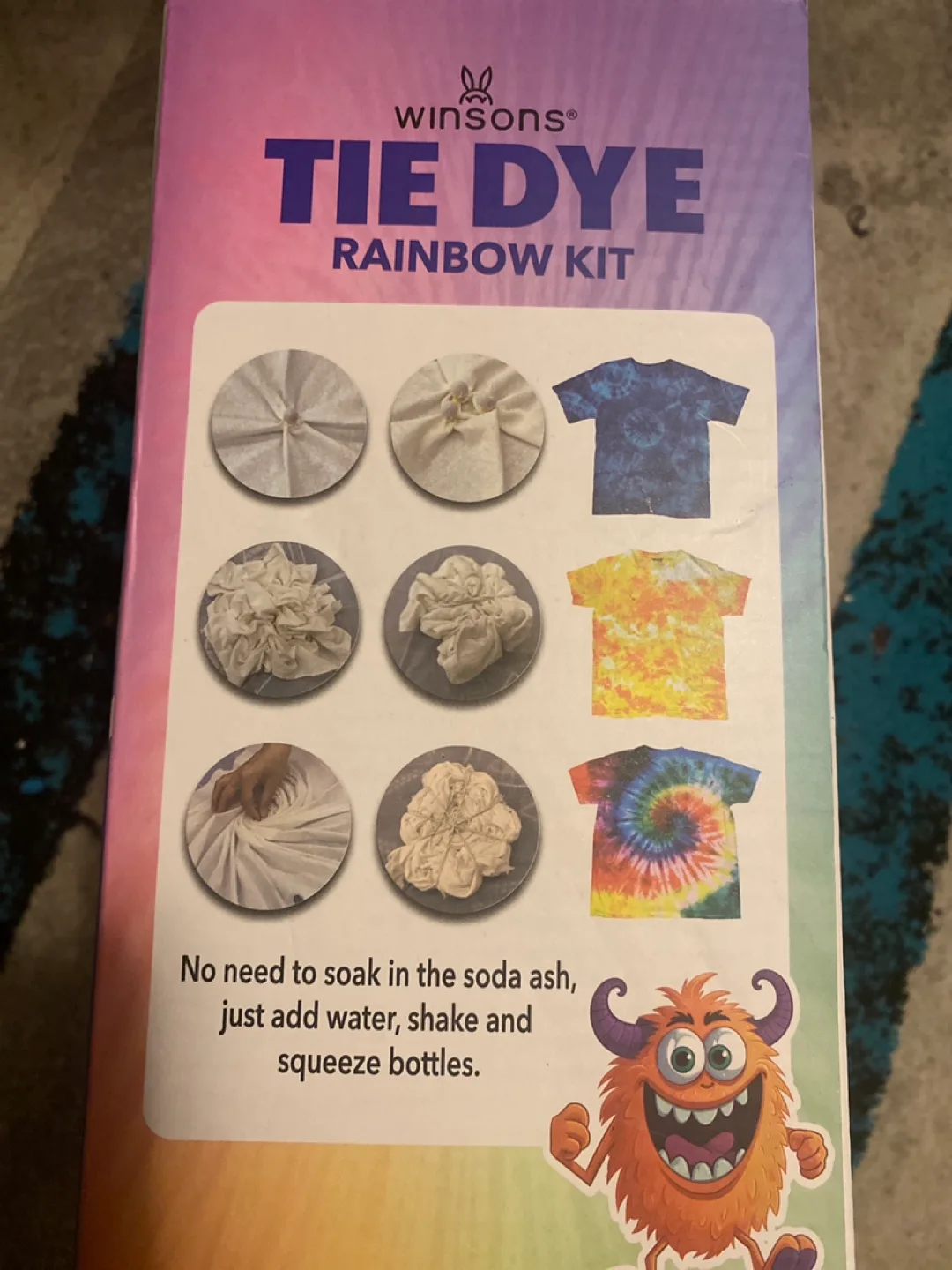 Winsons Tie Dye Rainbow Kit - 96 Pieces image indicator(2)