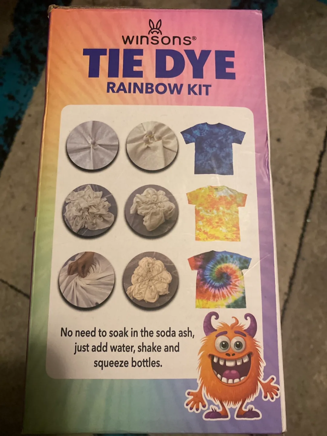 Winsons Tie Dye Rainbow Kit - 18 x 2 Dyes, 80 Projects! image indicator(3)