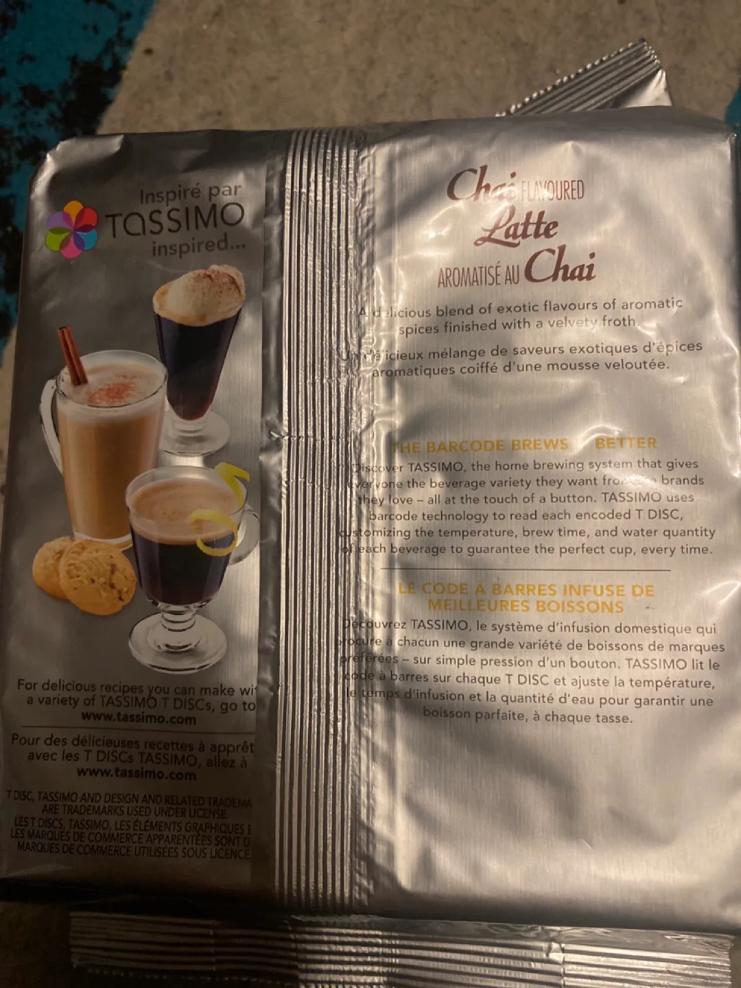 Tassimo Chai Flavoured Latte Discs (8 count) image indicator(2)