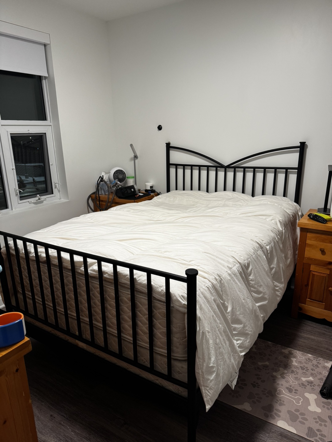 Black Metal double Bed Frame