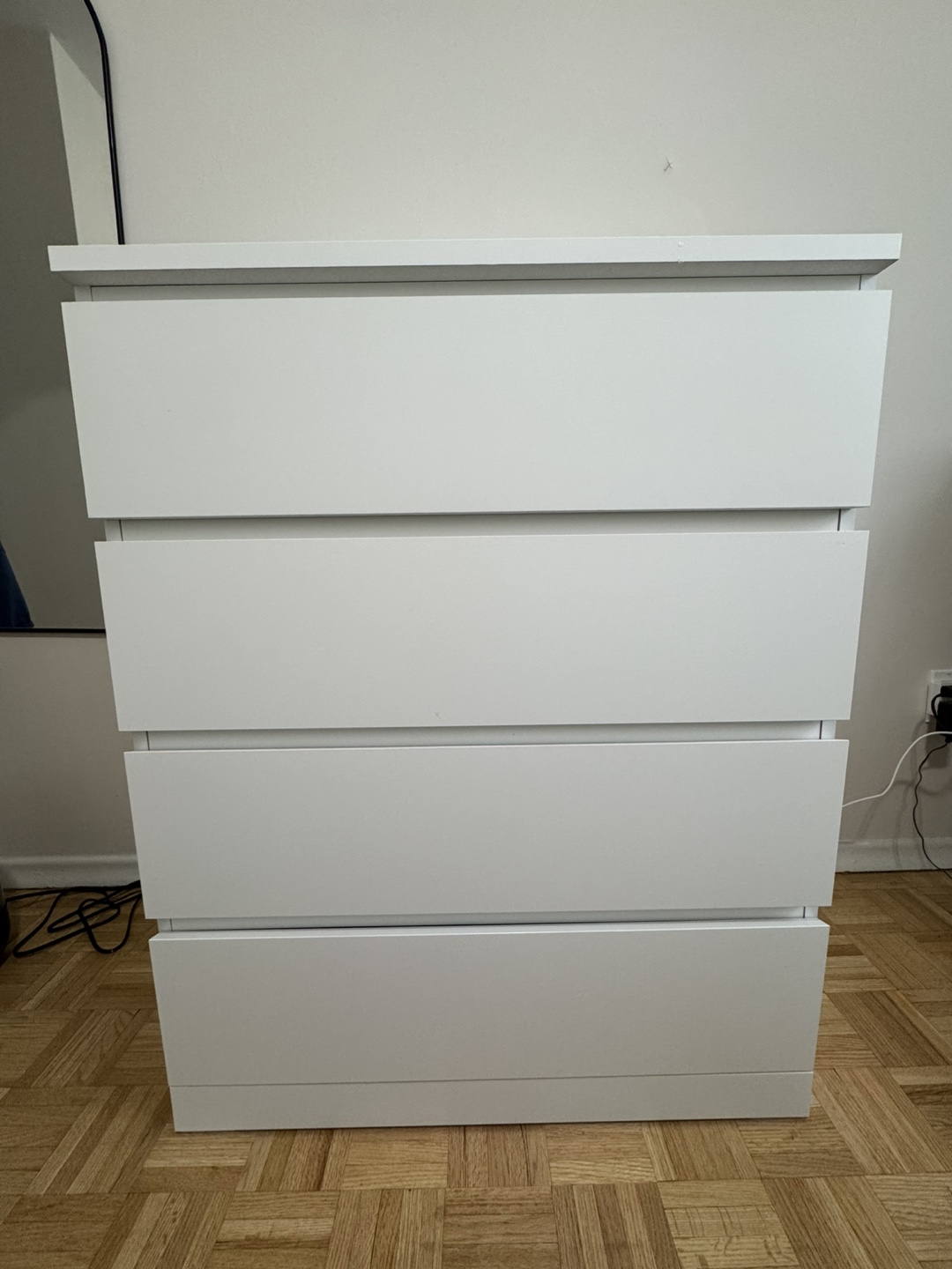 IKEA MALM 4-Drawer Chest - White